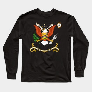 Regimental Colors - 4th Squadron,  7th Cavalry Regiment  - SEVENTH FIRST X 300 Long Sleeve T-Shirt